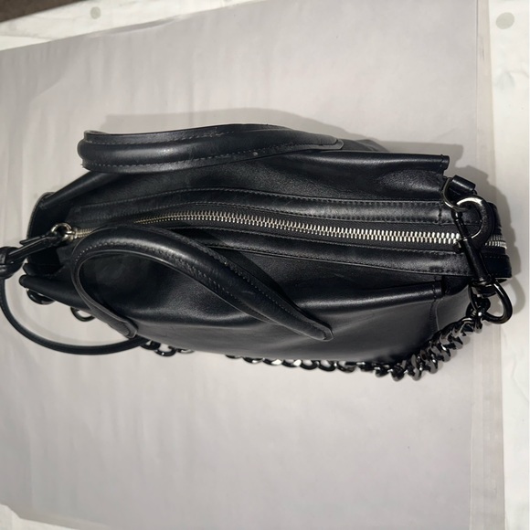 🐝🐝SOLD🐝🐝3.1 PHILLIP LIM Ames Patchwork Black Leather Flap Crossbody Bag - Picture 9 of 12